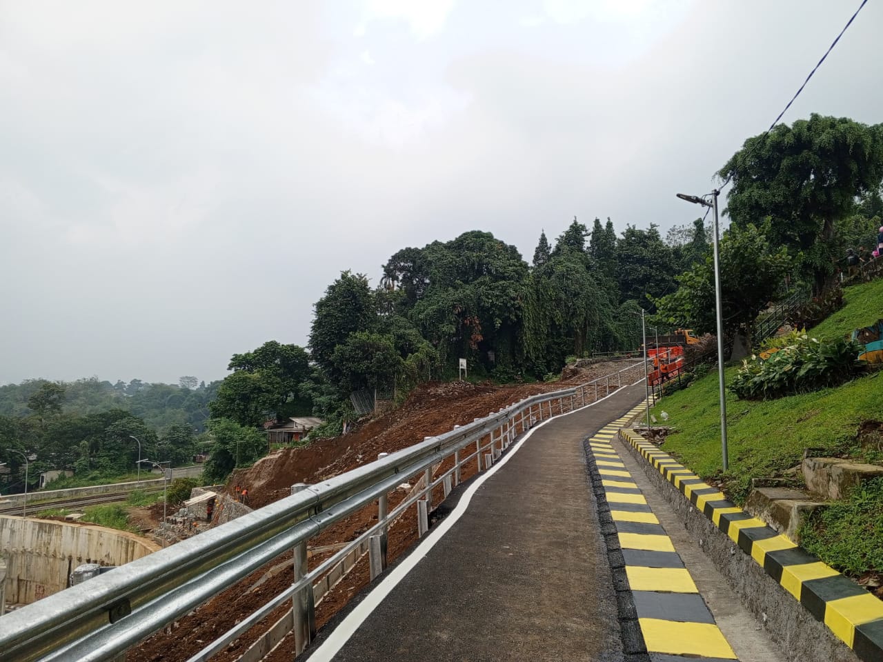 Kondisi terkini jalan danasasmita Batutulis Bogor yang akan dibuka malam nanti, foto/Diskominfo Kota Bogor