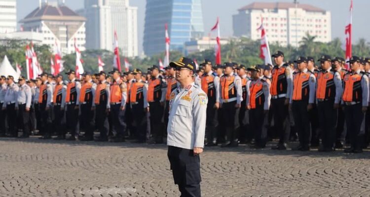 Petugas Dishub saat melaksanakan apel pagi, Foto/Diskominfo Kabupaten Bogor
