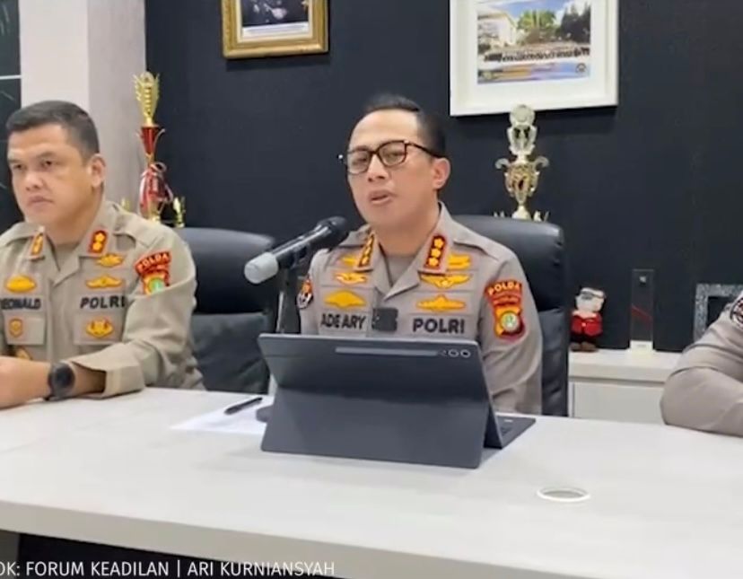 Kabid Humas Polda Metro Jaya, Kombes Pol Ade Ary Syam Indradi, foto/Tangkapan layar forum keadilan TV