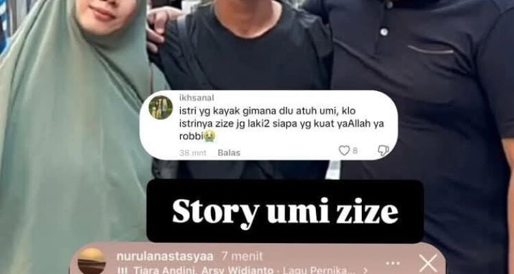 Umi Zize bersama Andre Rosiade mertua Pratama Arha saat berfoto bersama, Foto/Tangkapan layar Instagram Umi Zize