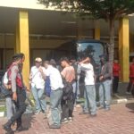 Pelajar Bogor diamankan diduga hendak ikut demo ke Jakarta, Foto/Adi Wirman