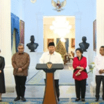 Prabowo Subianto bersama para pimpinan Partai saat memberikan keterangan soal kondisi negara saatr ini,Foto/Setneg Kepresidenan