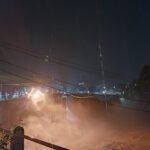 Situasi Bendung Katulampa Bogor yang mencapai siaga 3, Foto/Istimewa