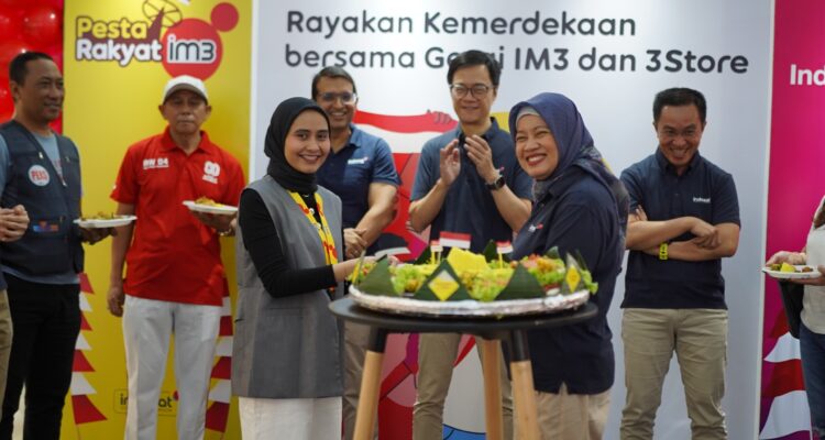 HUT ke-80 Kemerdekaan Republik Indonesia, Indosat atau IOH menggelar perayaan serentak di puluhan titik layanan Gerai IM3, Foto/Isrimewa