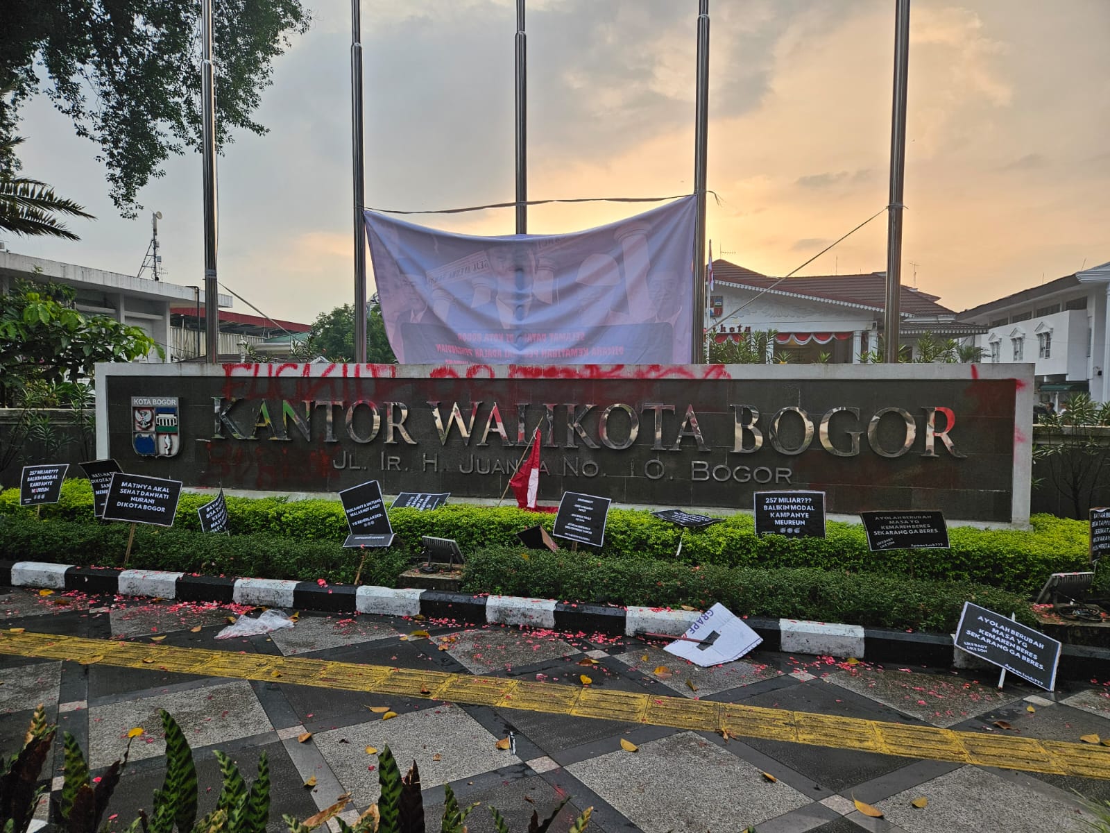 Tam[pak depan lkantor Balaikota Bogor, Foto/Istimewa
