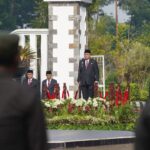 Bupati Bogor, Rudy Susmanto saat memimpin upacara hari pancasila, Foto/Diskominfo Kabupaten Bogor