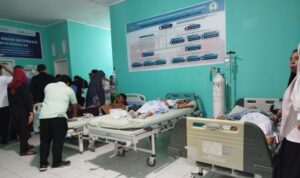 Kondisi siswa-siswi yang alami keracunan Makan Gizi Gratis di Sulawesi Tengah, Kota/Istimewa