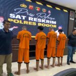 Para pelaku provokator penyerangan Mako Brimob Cikeas Bogor, Foto/Echa Nur Maulida