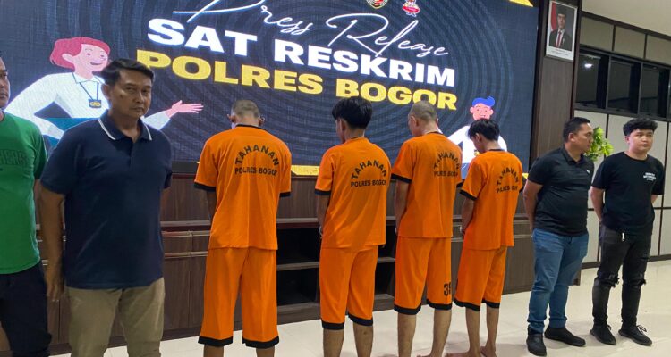 Para pelaku provokator penyerangan Mako Brimob Cikeas Bogor, Foto/Echa Nur Maulida