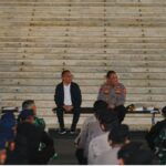 Kapolri Listyo Sigit Prabowo bersama Sumi Dasco dan Raffi Ahmad saat makan bersama dengan para anggota Polri dan uTNI, Foto/Istimewa