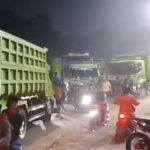 Situasi di Parung Panjang karena adanya ketegangan supir dan warga, Foto/Istimewa