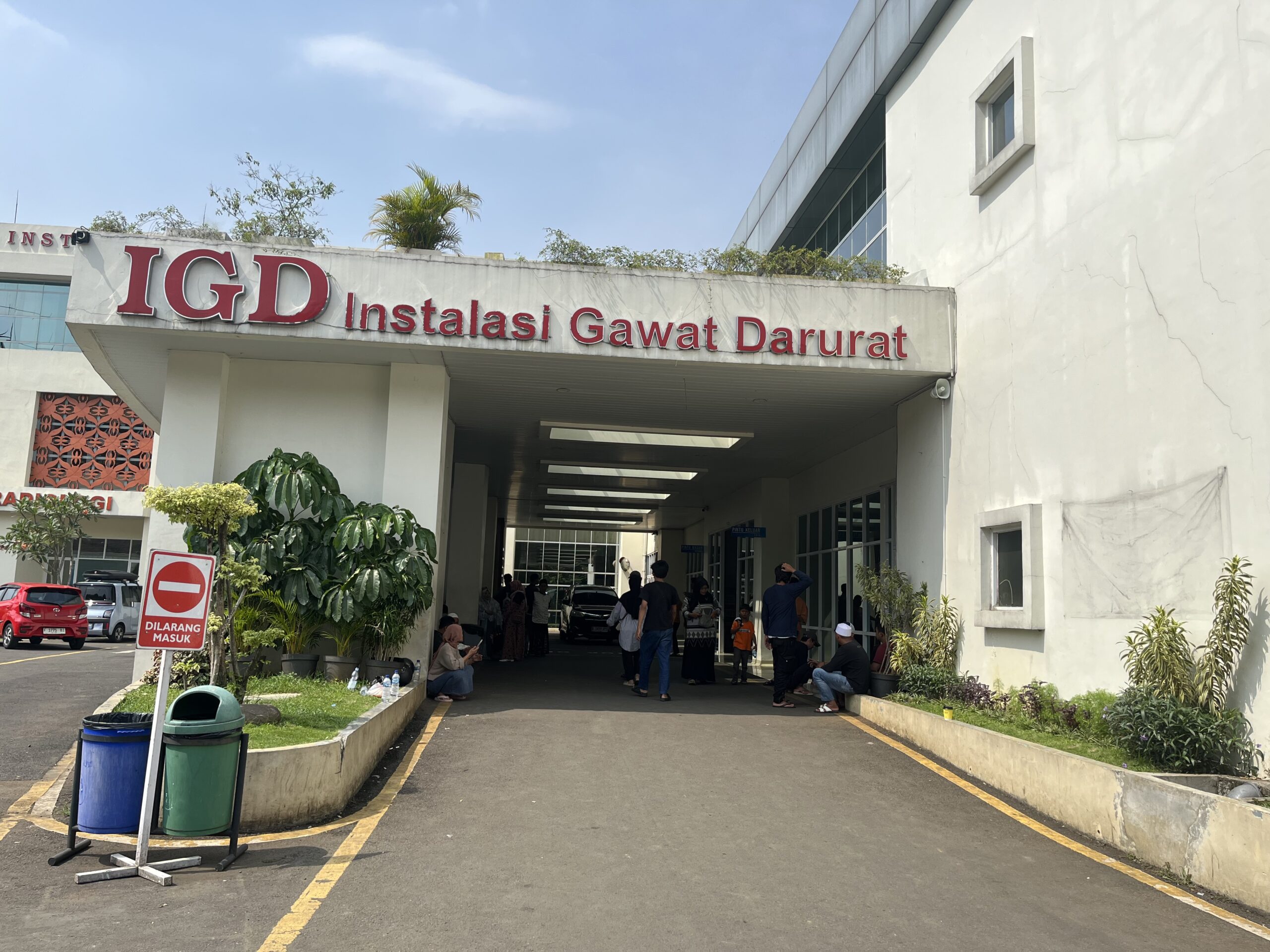 Situasi Instalasi gawat darurat di RSUD Kota Bogor, Foto/Adi Wirman Situasi Instalasi gawat darurat di RSUD Kota Bogor, Foto/Adi Wirman