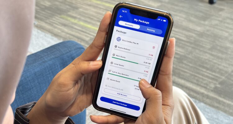 My Package” di Aplikasi myXL,Foto/Istimewa