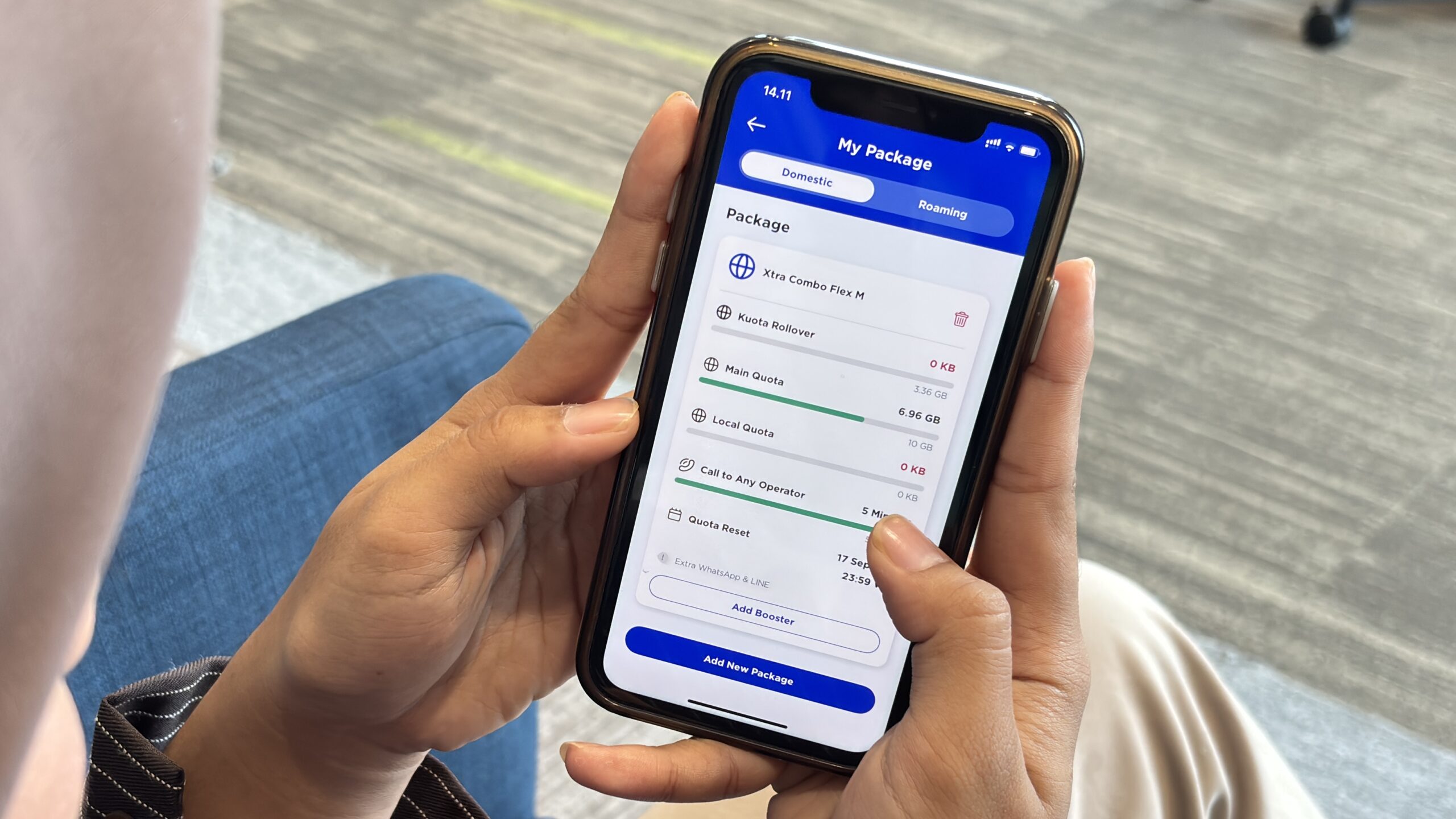 My Package” di Aplikasi myXL,Foto/Istimewa My Package” di Aplikasi myXL,Foto/Istimewa