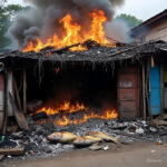 Ilustrasi kebakaran, Foto/Meta Ai