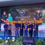 Foto bersama antara Pimpinan Kota Bogor saat pisah sambut Dandim 0606 Kota Bogor, Foto/Echa Nur Maulida