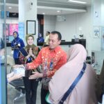 BRI Kantor Cabang (KC) Depok juga memeriahkan HPN dengan memberikan bingkisan kepada para nasabah, Foto/Istimewa