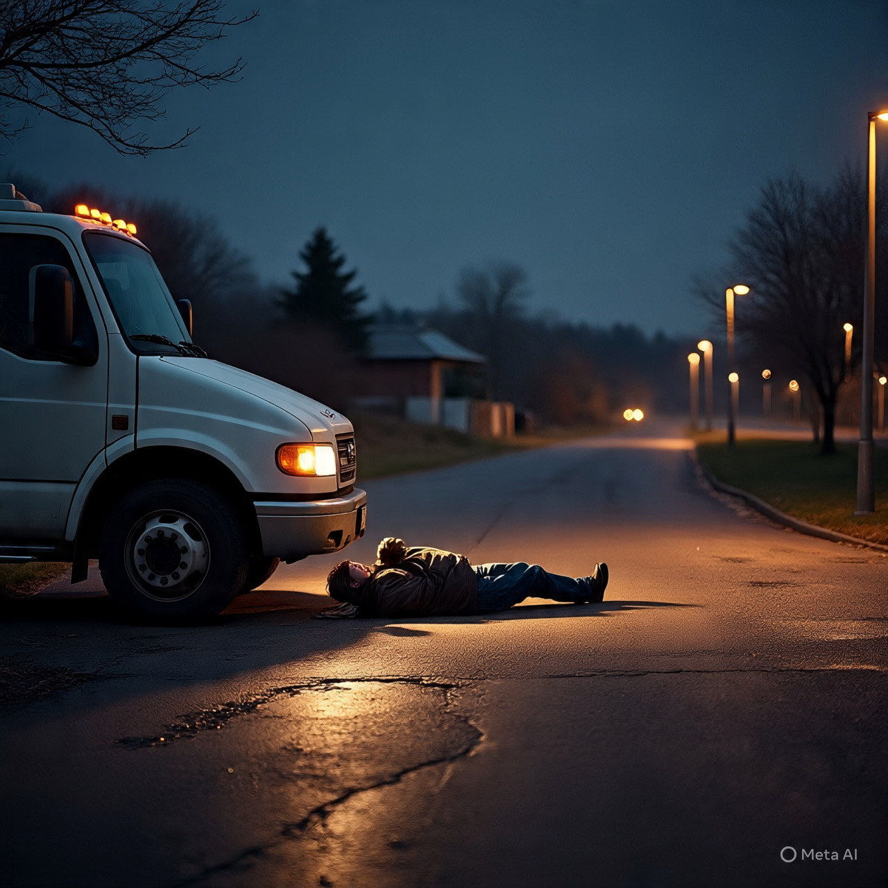 Ilustrasi Tabrak Lari, Foto/Meta Ai