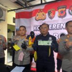 Polsek Bogor Utara merilis kasus curanmor, Foto/Echa Nur Maulida