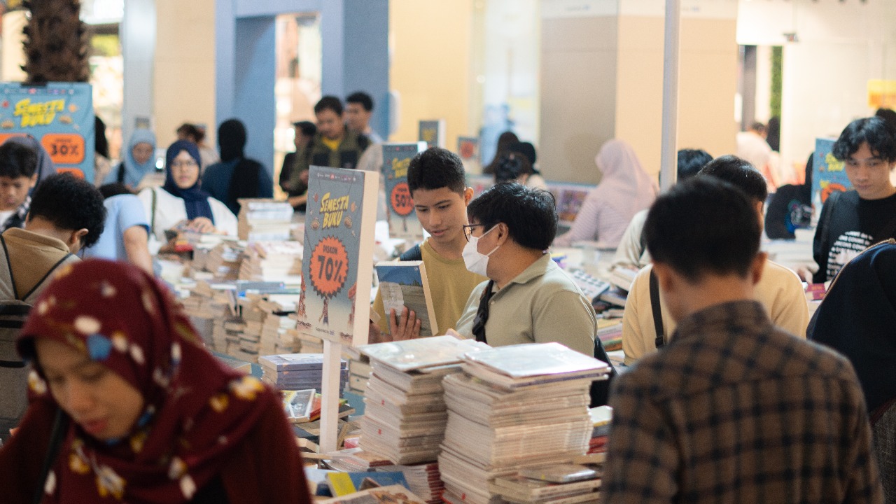 Suasana Semesta Buku 2025 di Botani Square Bogor, Foto/Istimewa Suasana Semesta Buku 2025 di Botani Square Bogor, Foto/Istimewa