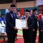 Bupati Bogor, Rudy Susmanto, resmi melantik pejabat administrator, pengawas, serta pejabat fungsional di lingkungan Pemerintah Kabupaten (Pemkab) Bogor, Foto/Diskominfo Kabupaten Bogor