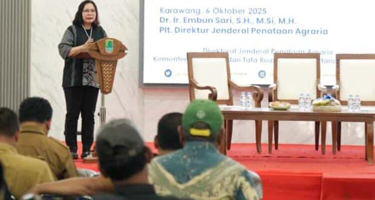 Plt. Direktur Jenderal Penataan Agraria Kementerian ATR/BPN, Embun Sari, Foto/Istimewa