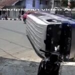 Kondisi mobil elf yang alami kecelakaan di Jalan Juanda, Ciamis Jawa Barat, Foto/Tangkapan Layar Medsos