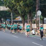 Komunitas lari saat melakukan lari di area Car Free Day di Cibinong, Foto/Diskominfo Kabupaten Bogor