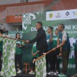 Bupati Bogor, Rudy Susmanto Komandan Kodim 0621 Kabupaten Bogor, Letkol. Henggar Tri Wahono saat membuka Bogor 10K Siliwangi, Foto/Diskominfo Kabupaten Bogor