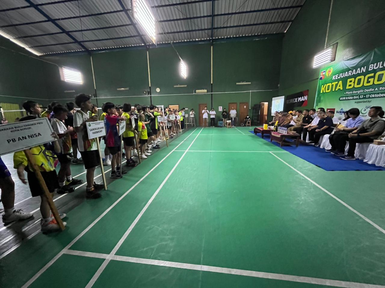 Para Atlet Bulutangkis Kota Bogor akan di pembukaan kejarkot 2025, Foto/Adi Wirman