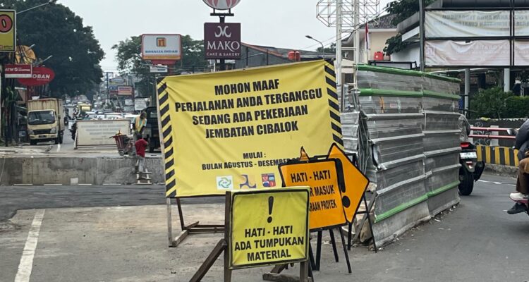 Kondisi saat ini di Jalan Raya Tajur, Kota Bogor karena akan dilakukan penutupan, Foto/Istimewa