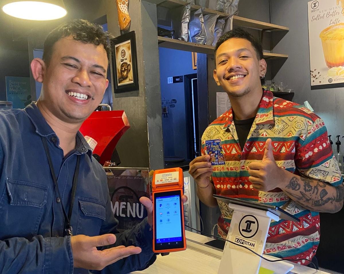 BRI Kantor Cabang (KC) Pancoran Penetrasi Mesin EDC ke Merchant, foto/Istimewa