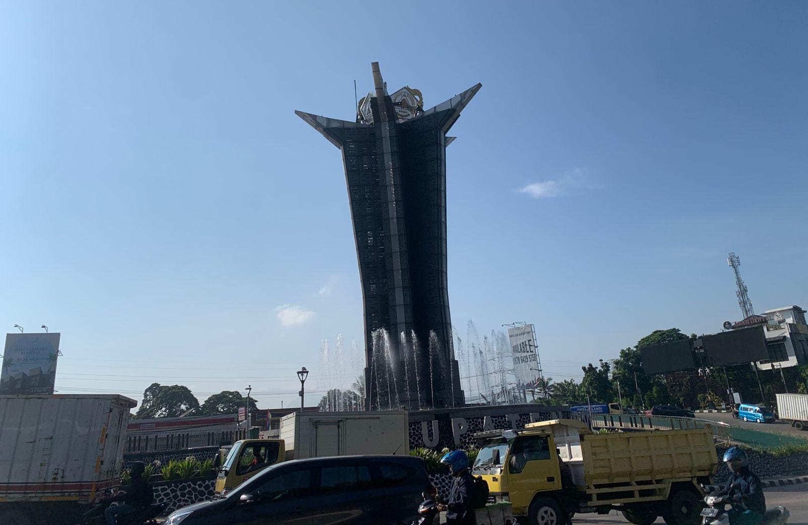 Gambar Tugu Pancakarsa kabupaten Bogor, Foto/Istimewa