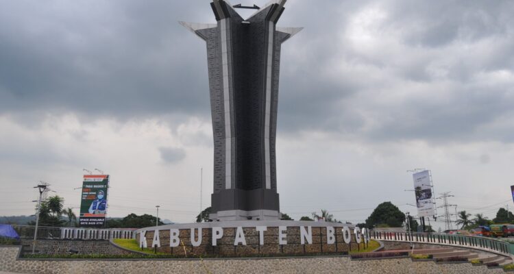 Gambar Tugu Pancakarsa Kabupaten Bogor, Foto/Istimewa