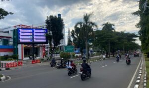 Kondisi jalur cepat Jalan Tegar Beriman, Kecamatan Cibinong, Kabupaten Bogor yang akan digunakan sebagai Car Free Day (CFD) 2025, Foto/Istimewa Kondisi jalur cepat Jalan Tegar Beriman, Kecamatan Cibinong, Kabupaten Bogor yang akan digunakan sebagai Car Free Day (CFD) 2025, Foto/Istimewa