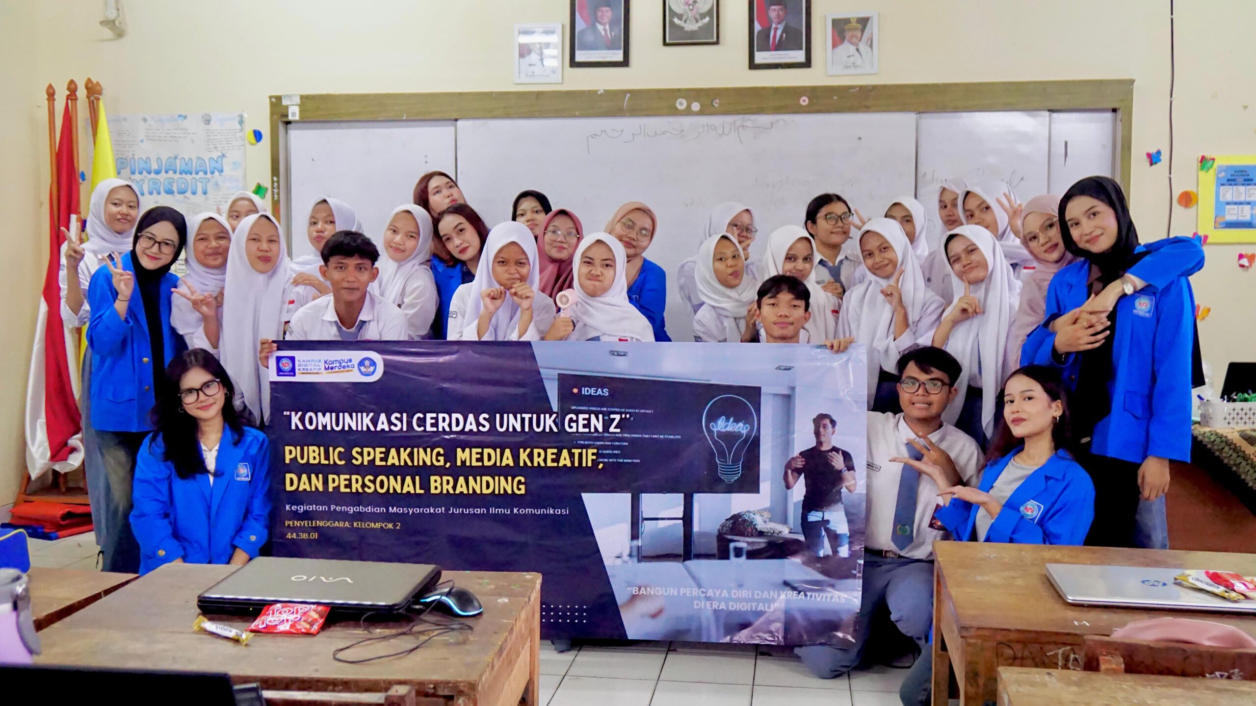 Foto bersama Mahasiswi UBSI Margonda, foto/Istimewa