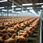 Gambar Ilustrasi ayam ras, Foto/Meta Ai