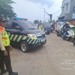 Situasi tempat kejadian Perempuan paruh baya berinisial S (44) tertemper kereta Jakarta Bogor diperlintasan Kedung Badak,foto/Istimewa