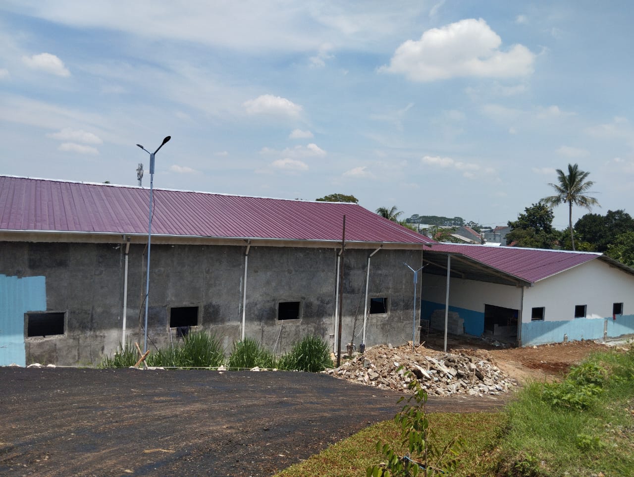 Kondisi terkini pembangunan SPPG di Kecamatan Sukaraja, Sentul, Kabupaten Bogor, Foto/Istimewa