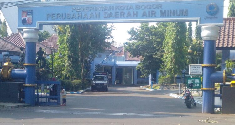 Gerbang pintu masuk PDAM Kota Bogor, Foto/Istimewa