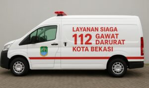 Ilustrasi layanan siaga 112 Kota Bekasi, Foto/Meta AI Ilustrasi layanan siaga 112 Kota Bekasi, Foto/Meta AI