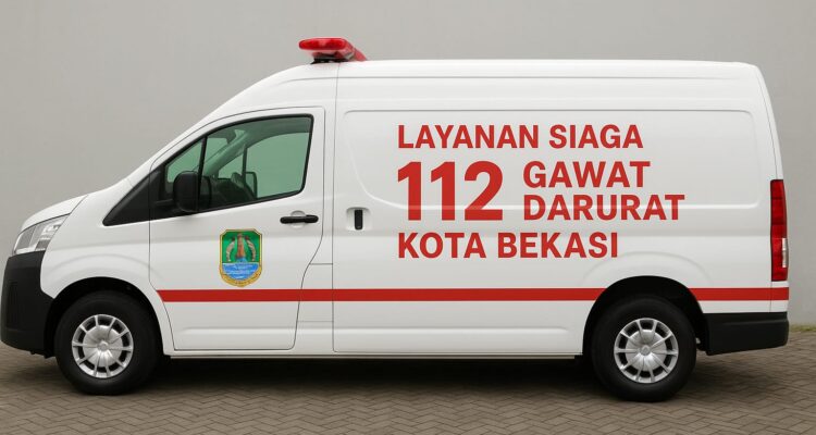 Ilustrasi layanan siaga 112 Kota Bekasi, Foto/Meta AI