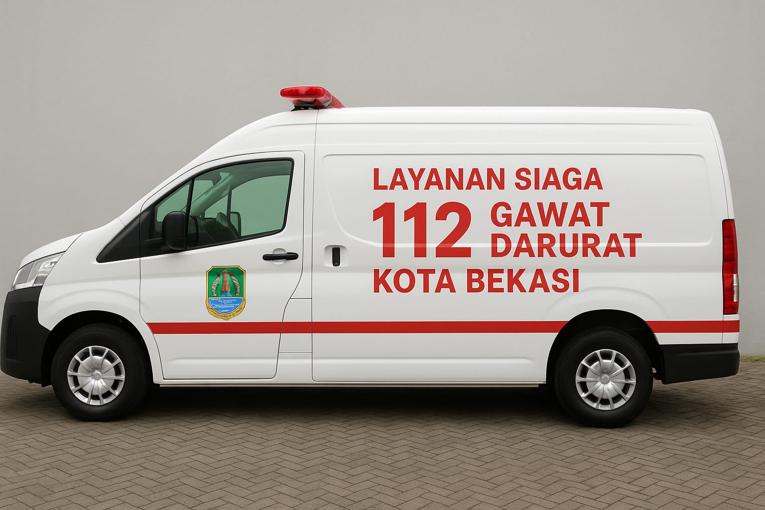 Ilustrasi layanan siaga 112 Kota Bekasi, Foto/Meta AI