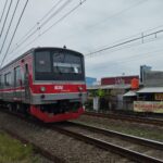 Kondisi kereta saat melintas,foto/Ilustrasi