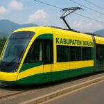 Gambar ilustrasi Jaringan kereta Kabupaten Bogor, foto/Meta Ai