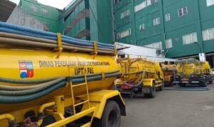 Beberapa truk untuk melakukan Sedot Tinja di Kota Bogor terlihat terparkir, Foto/UPDT IPAL Kota Bogor Beberapa truk untuk melakukan Sedot Tinja di Kota Bogor terlihat terparkir, Foto/UPDT IPAL Kota Bogor