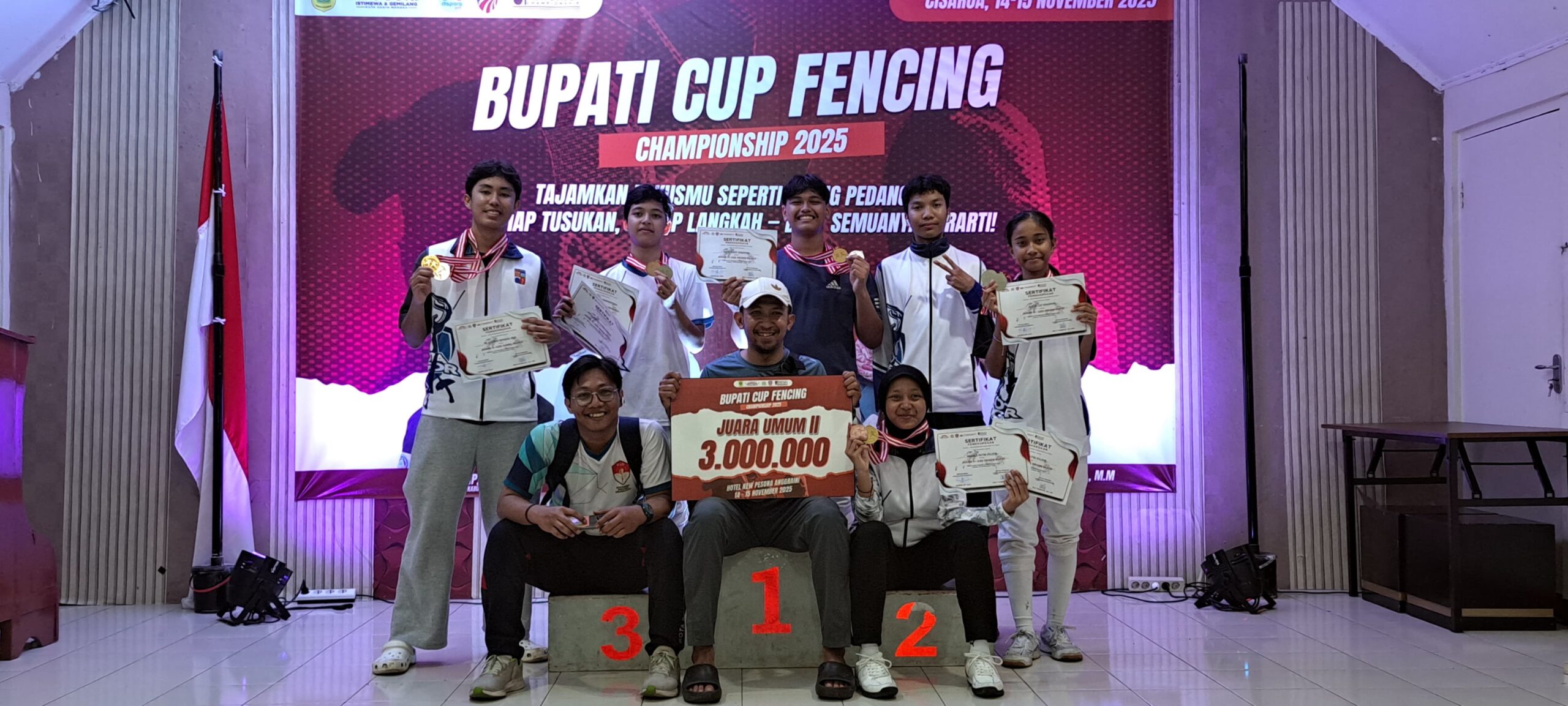 Foto bersama IKASI Kota Bogor yang menjuari Bupati Cup, Foto/Istimewa Foto bersama IKASI Kota Bogor yang menjuari Bupati Cup, Foto/Istimewa