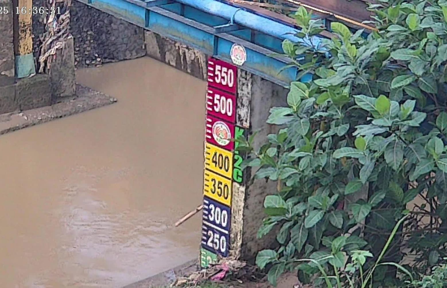 Alat mengukur ketinggian air di kawasan Cileungsi Bogor, Foto/Istimewa Alat mengukur ketinggian air di kawasan Cileungsi Bogor, Foto/Istimewa
