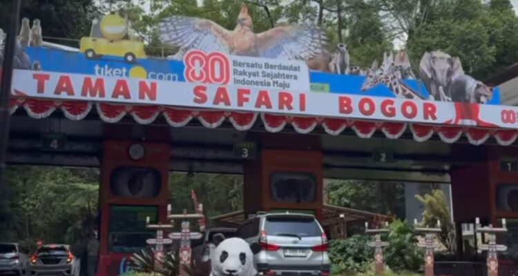 Gerbang pintu utama Taman Safari Bogor, Foto/Istimewa