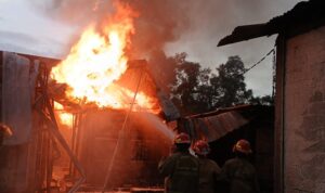 Kebakaran gudang oli di Gunung Putri Bogor, Foto/Istimewa